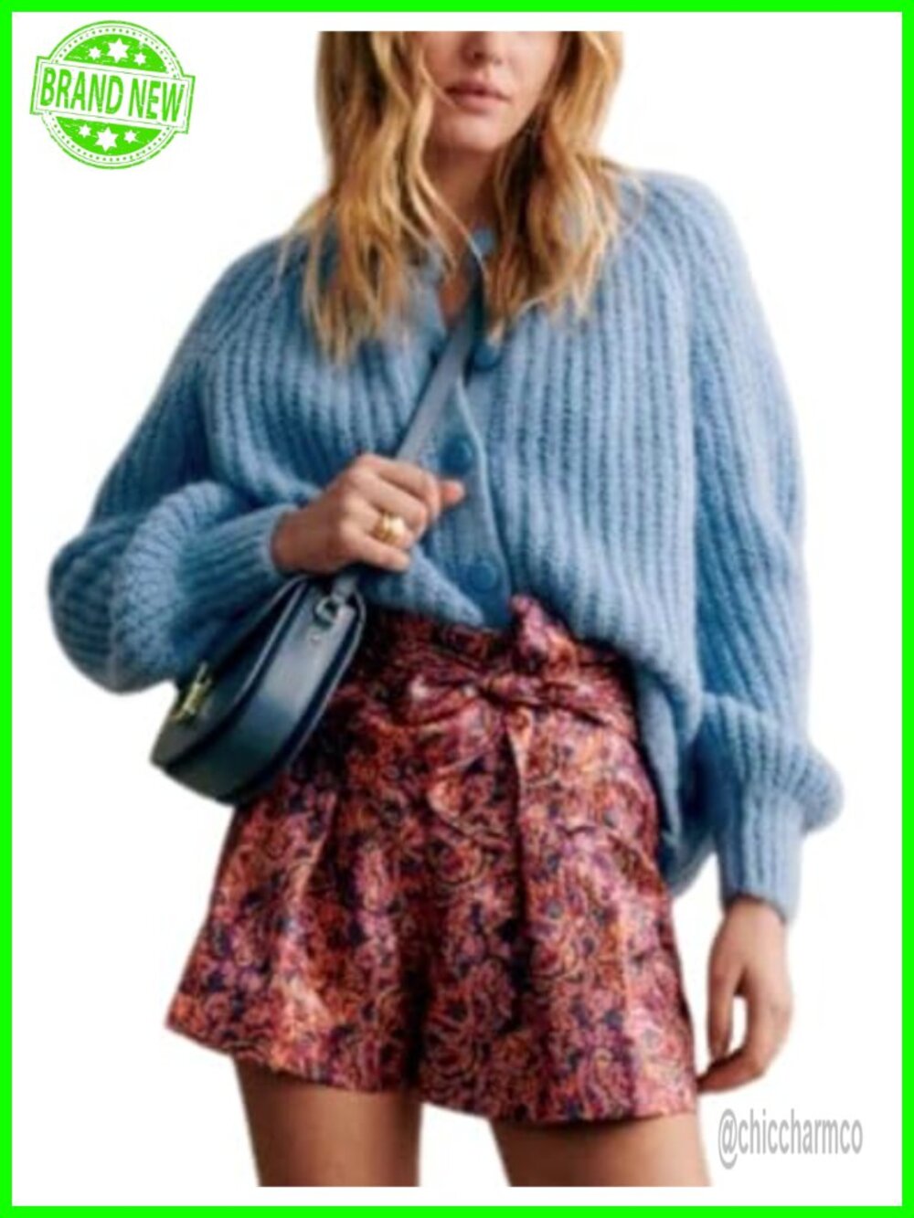 Women's Button Down Cardigan Sweater Knit Long Sleeve Oversized